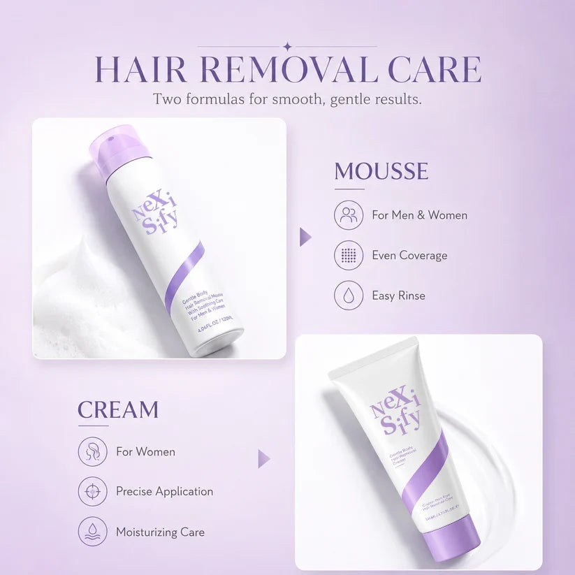Nexisify Gentle Hair Removal Spray for Sensitive Skin