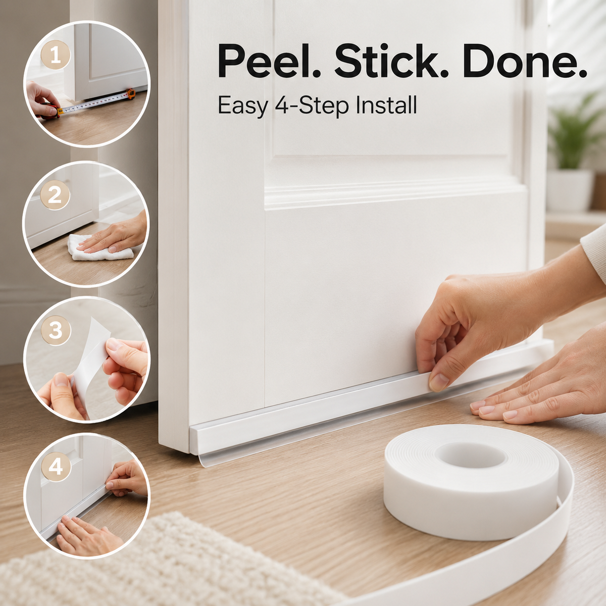 ⏳ Last Day 50% OFF |🔥 5M Door & Window Seal Strip – Weatherproof Draft, Dust & Water Barrier