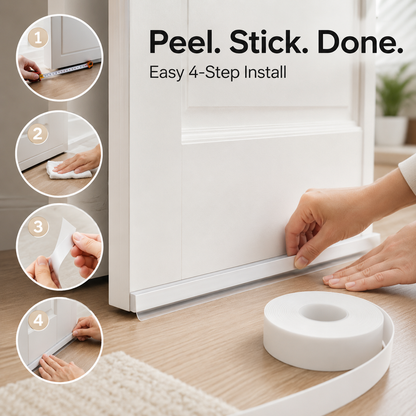 ⏳ Last Day 50% OFF |🔥 5M Door & Window Seal Strip – Weatherproof Draft, Dust & Water Barrier