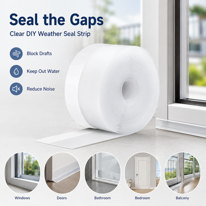 ⏳ Last Day 50% OFF |🔥 5M Door & Window Seal Strip – Weatherproof Draft, Dust & Water Barrier