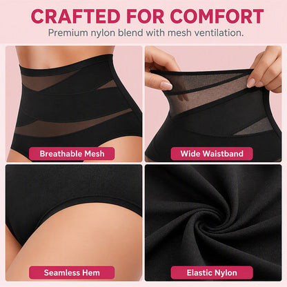🔥 Seamless High-Waist Tummy Control Panties 💖