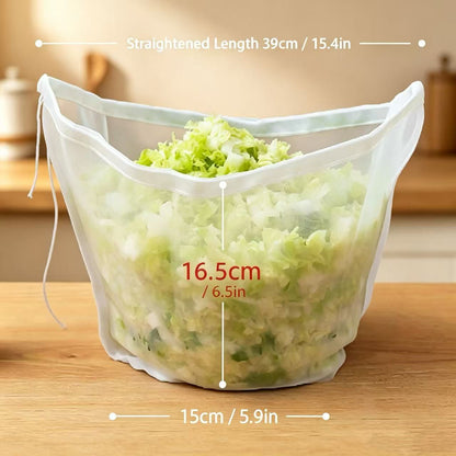 🚨 Last Day 50% OFF | 🥛 Bowl-Shaped Nylon Nut Milk Bag – Reusable & Easy-to-Use Strainer
