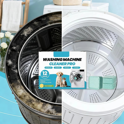 ⏳ Last Day 50% OFF|🔥 12-Pack-Washing Machine Cleaning Tablets