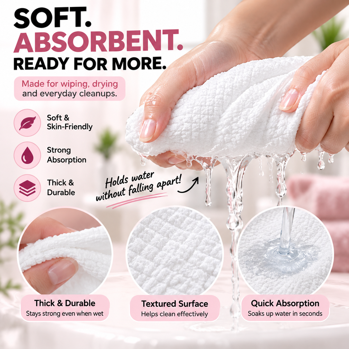🎉 Last Day 50% OFF-30-Pack Disposable Compressed Towels – Soft, Absorbent & Travel-Friendly