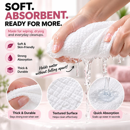 🎉 Last Day 50% OFF-30-Pack Disposable Compressed Towels – Soft, Absorbent & Travel-Friendly