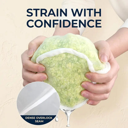 🚨 Last Day 50% OFF | 🥛 Bowl-Shaped Nylon Nut Milk Bag – Reusable & Easy-to-Use Strainer