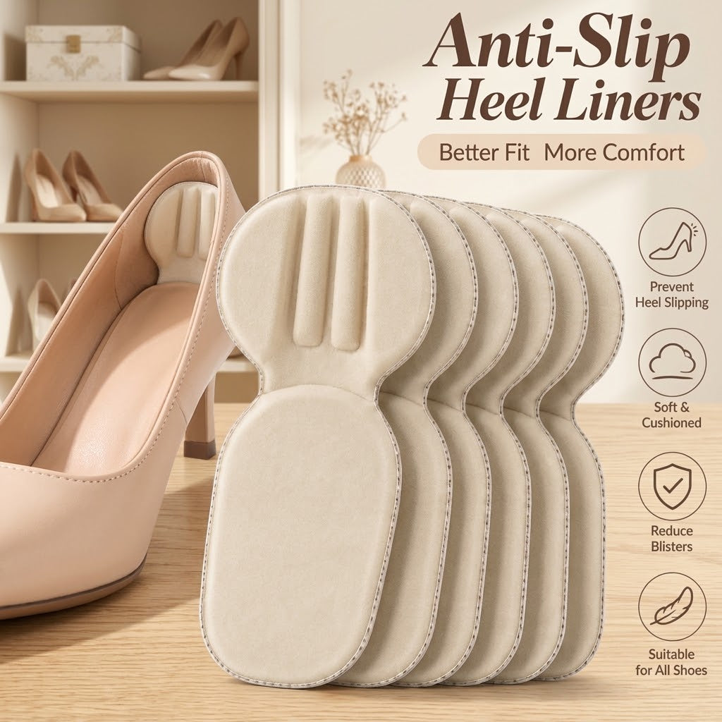 🔥 3Pair Pack-Comfortable Anti-Slip Heel Pads for Men & Women