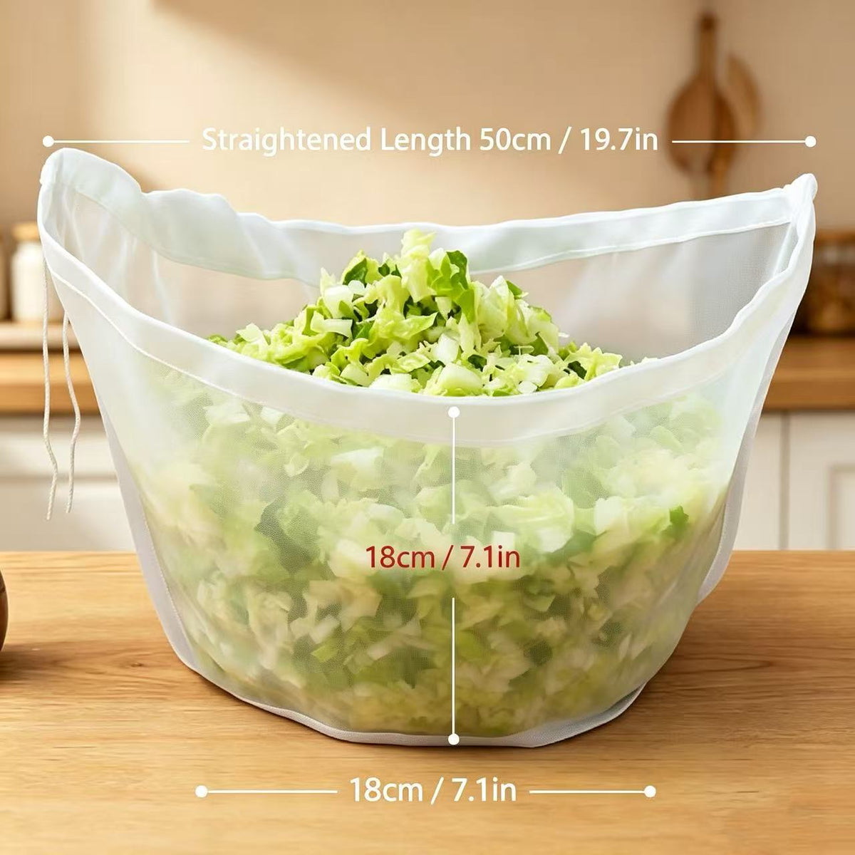 🚨 Last Day 50% OFF | 🥛 Bowl-Shaped Nylon Nut Milk Bag – Reusable & Easy-to-Use Strainer