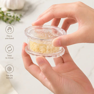 🔥Transparent Manual Garlic Twister and Ginger Grater
