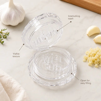 🔥Transparent Manual Garlic Twister and Ginger Grater