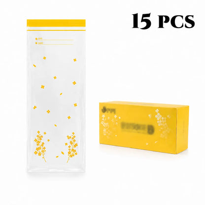 ⏳ Last Day 50% OFF | 🥡 15-Pack Reusable Food Storage Bags – Double-Seal & Leak-Resistant