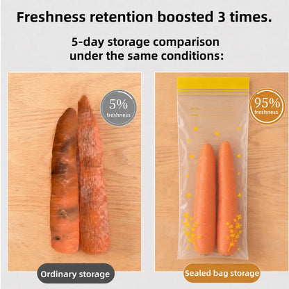 ⏳ Last Day 50% OFF | 🥡 15-Pack Reusable Food Storage Bags – Double-Seal & Leak-Resistant