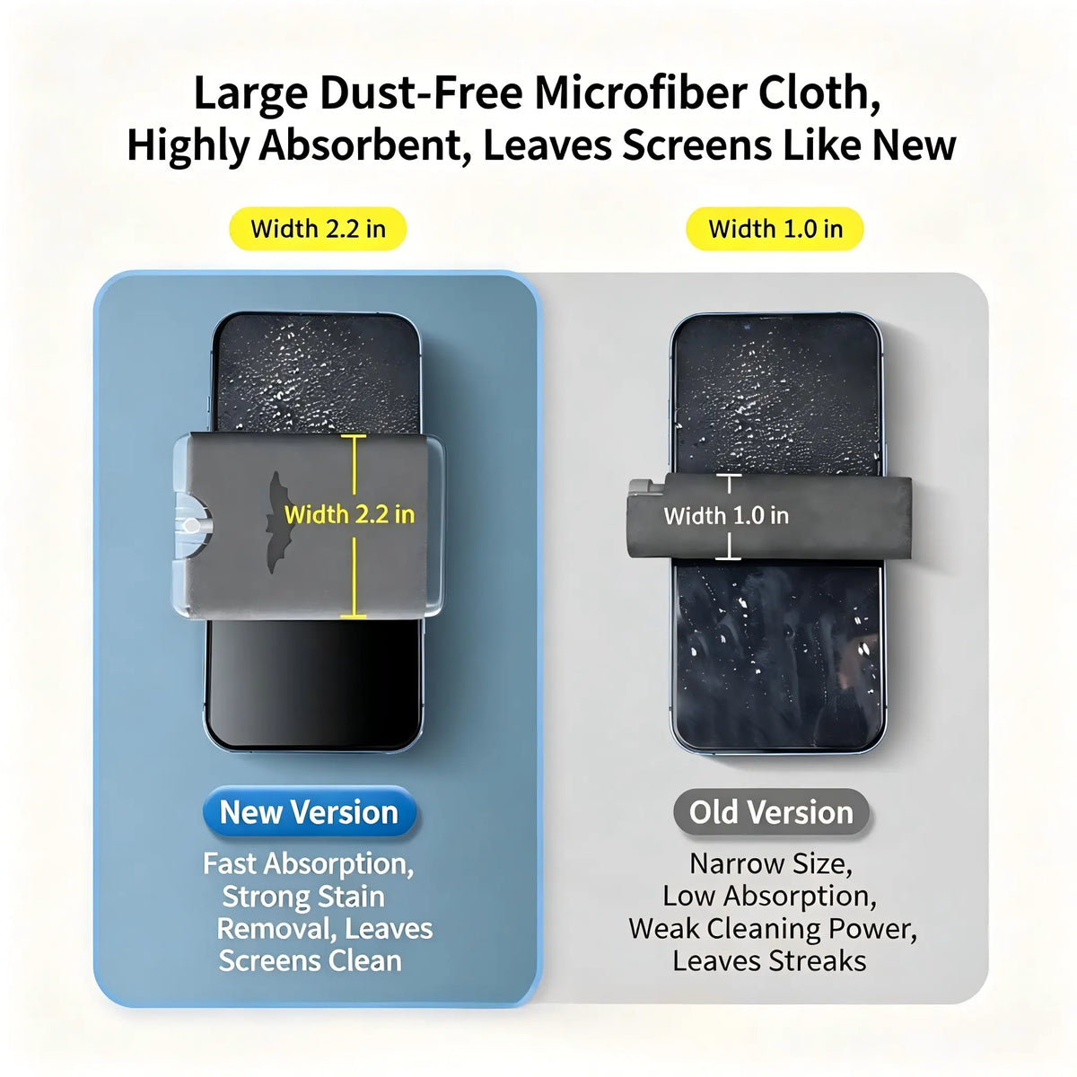 📱✨ Portable Screen Cleaner Kit – Spray + Microfiber Cloth