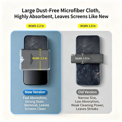 📱✨ Portable Screen Cleaner Kit – Spray + Microfiber Cloth
