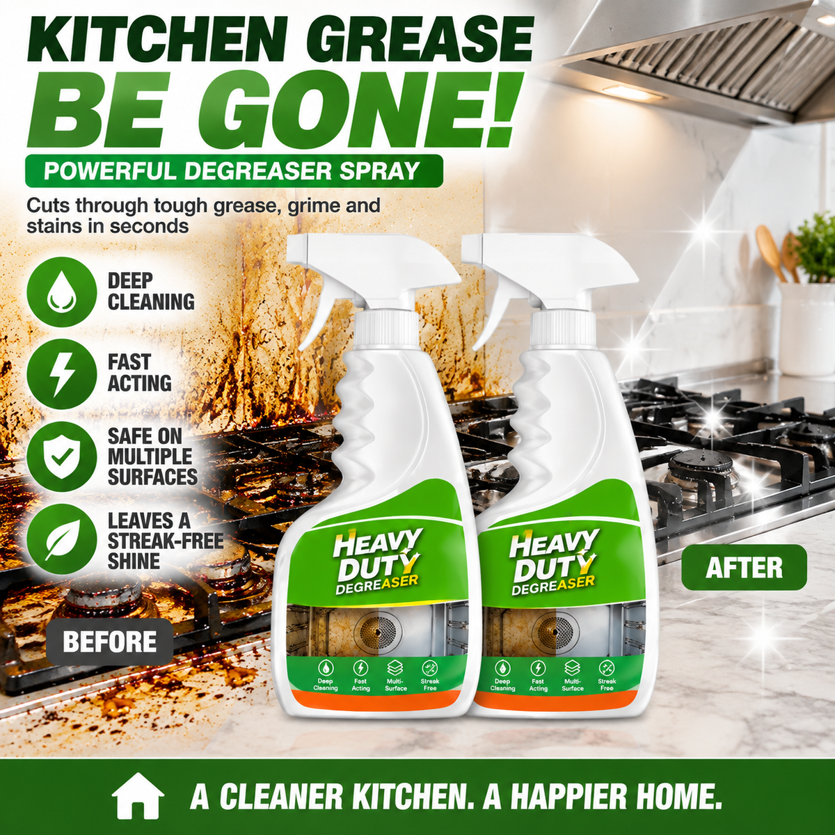 🥳2026 HOT SALE🧽 Heavy Duty Kitchen Degreaser Spray