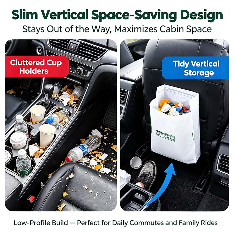 ⏳ Last Day 50% OFF | 🚗 20-Pack Self-Adhesive Car Trash Bags – Peel, Stick & Toss! 🗑️