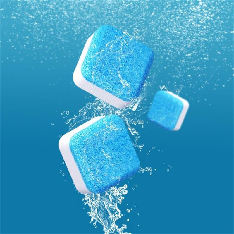 Washing Machine Cleaner Descaler 12 Pack - Deep Cleaning Tablets For HE Front Loader & Top Load Washer, Septic Safe Eco-Friendly Deodorizer, Clean Inside Drum and Laundry Tub Seal - 12 Month Supply