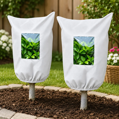 🥳2026 HOT SALE-❄️Plant Frost Cover – Winter Protection with Zipper & Window