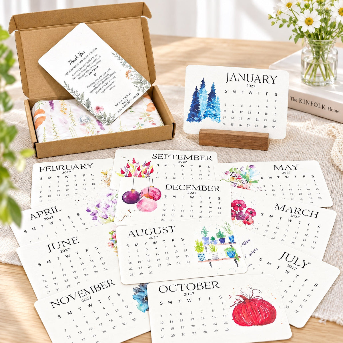 ⏳ Last Day 50% OFF|🌱 2027 Seed Paper Calendar – Grow a Garden Month by Month, A Gift of Hope & Sustainability