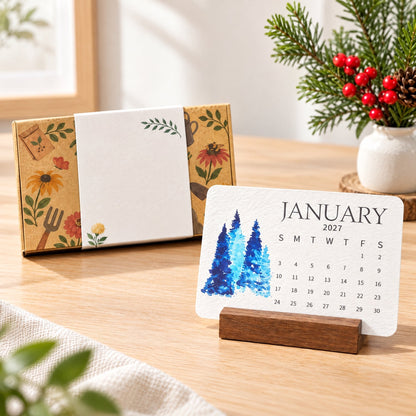 ⏳ Last Day 50% OFF|🌱 2027 Seed Paper Calendar – Grow a Garden Month by Month, A Gift of Hope & Sustainability