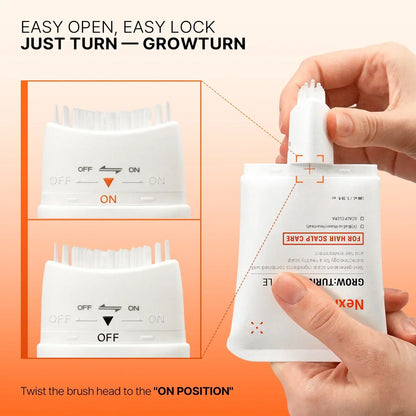 Nexisify Hair Growth Serum (with built-in applicator brush) | Exosome scalp care for thicker, stronger hair – Korean hair care product
