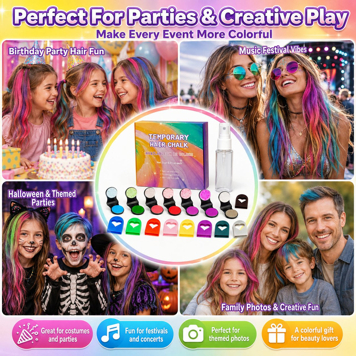 ⏳ Last Day 50% OFF — ✨ 12-Color Box — Bright, Playful Color in Minutes