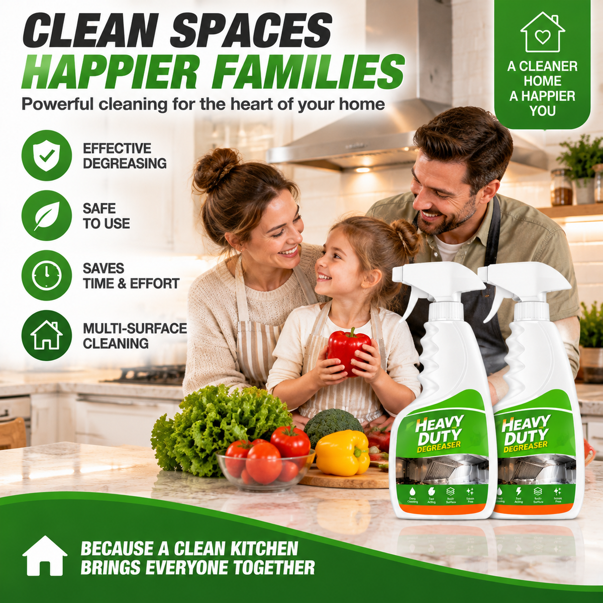 🥳2026 HOT SALE🧽 Heavy Duty Kitchen Degreaser Spray