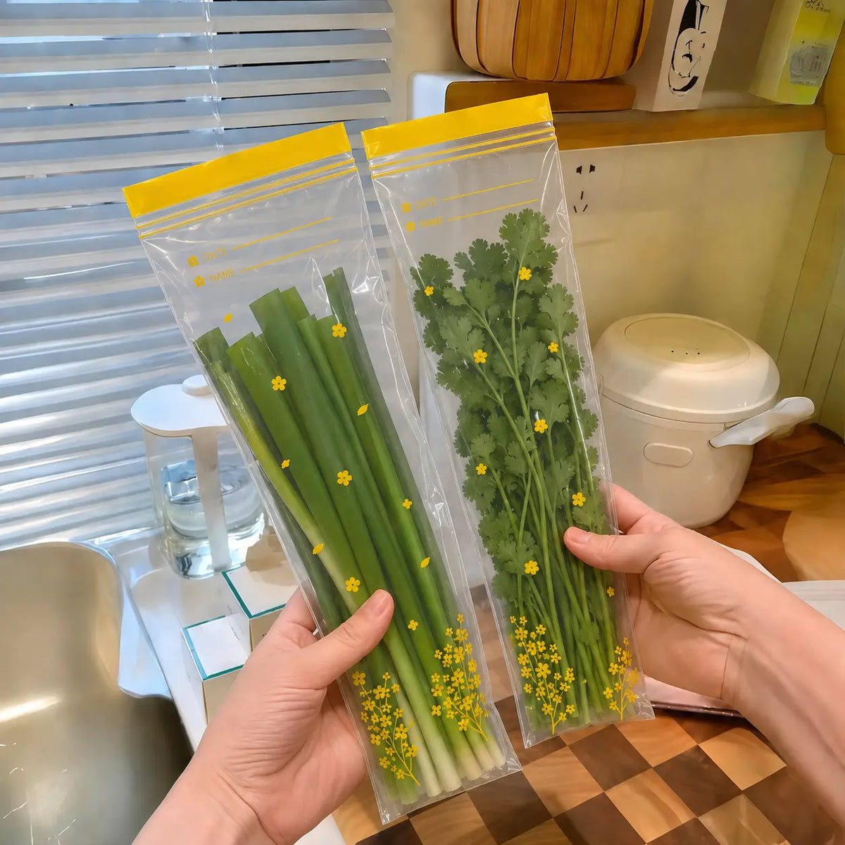 ⏳ Last Day 50% OFF | 🥡 15-Pack Reusable Food Storage Bags – Double-Seal & Leak-Resistant