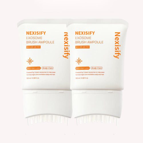 Nexisify Hair Growth Serum (with built-in applicator brush) | Exosome scalp care for thicker, stronger hair – Korean hair care product