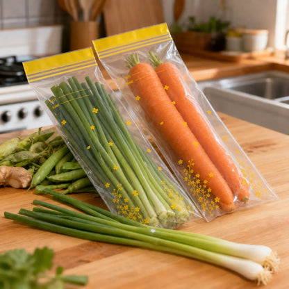 ⏳ Last Day 50% OFF | 🥡 15-Pack Reusable Food Storage Bags – Double-Seal & Leak-Resistant