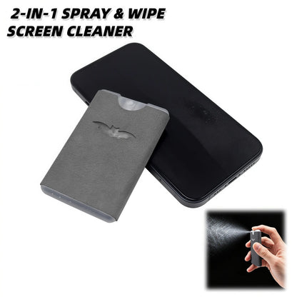 📱✨ Portable Screen Cleaner Kit – Spray + Microfiber Cloth