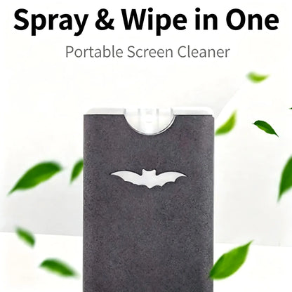 📱✨ Portable Screen Cleaner Kit – Spray + Microfiber Cloth