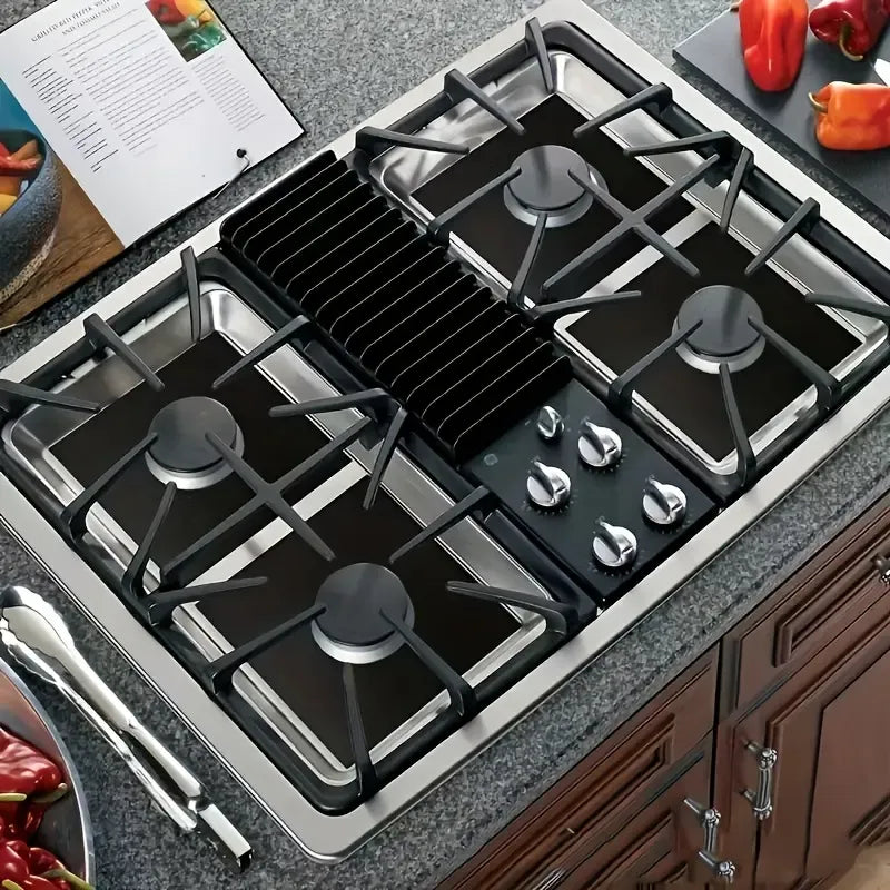 4-Piece Reusable Gas Stove Burner Covers