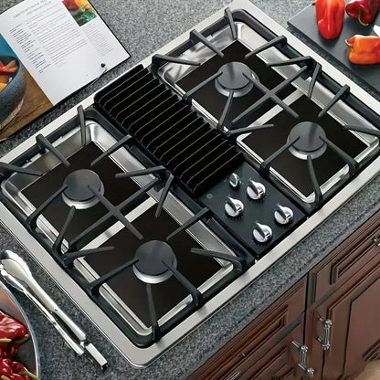 4-Piece Reusable Gas Stove Burner Covers