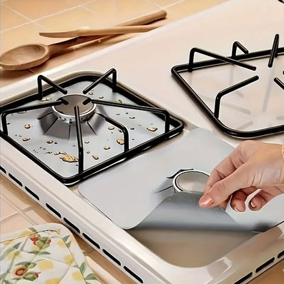 4-Piece Reusable Gas Stove Burner Covers