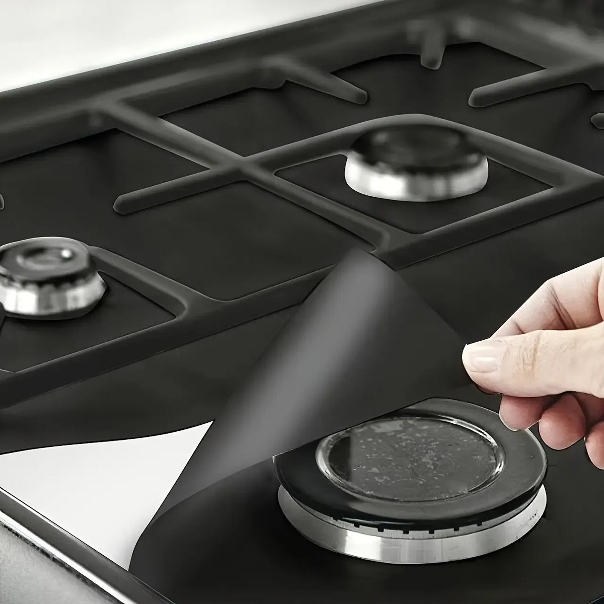 4-Piece Reusable Gas Stove Burner Covers