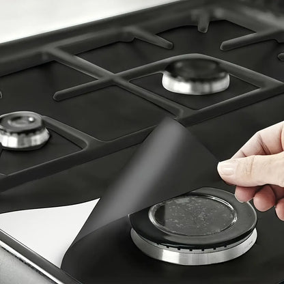 4-Piece Reusable Gas Stove Burner Covers