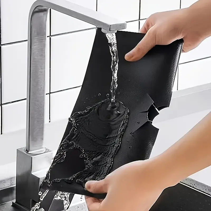 4-Piece Reusable Gas Stove Burner Covers