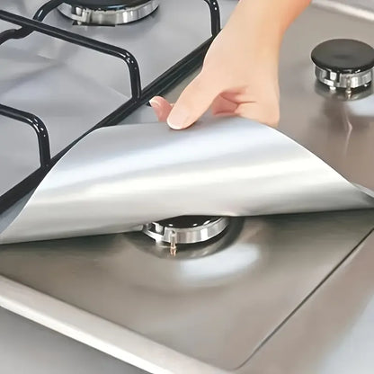 4-Piece Reusable Gas Stove Burner Covers
