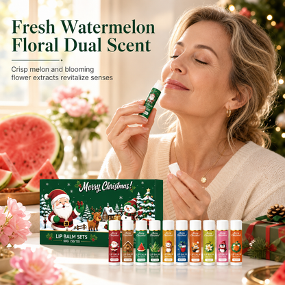 ⏳ Last Day 50% OFF| 🎄💋Christmas Moisturizing Lip Balm Set – Hydrating, Long-Lasting, Perfect Holiday Gift