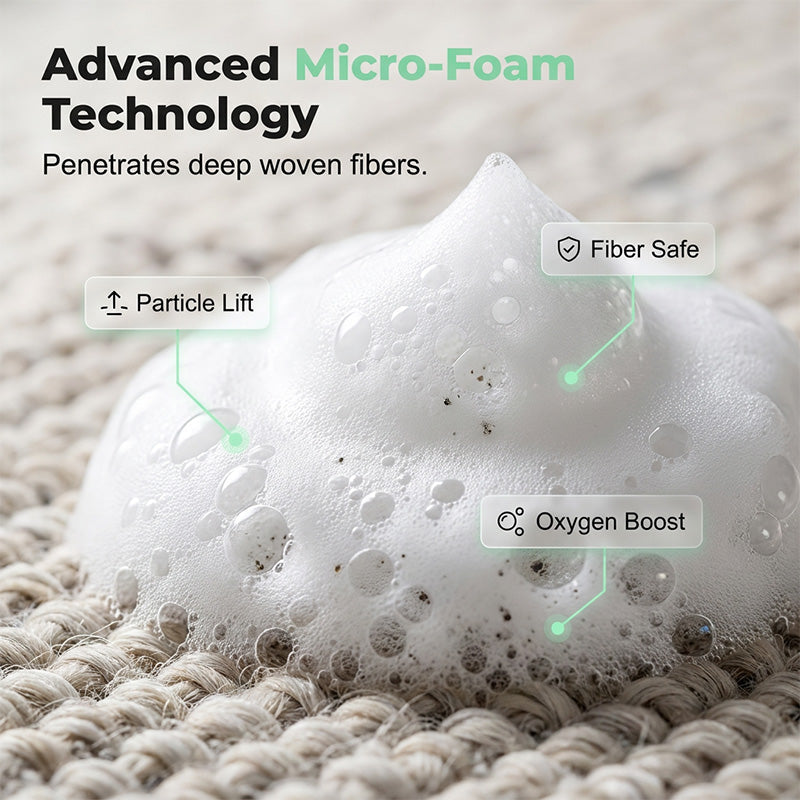 🔥 TODAY’S SPECIAL OFFER |✨Fast-Acting Waterless Carpet Foam Stain Remover – Deep Clean in Minutes🥰