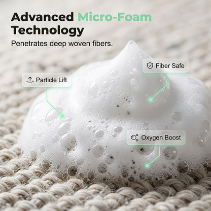 🔥 TODAY’S SPECIAL OFFER |✨Fast-Acting Waterless Carpet Foam Stain Remover – Deep Clean in Minutes🥰