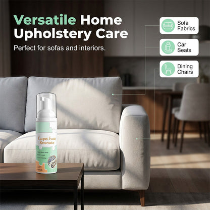 🔥 TODAY’S SPECIAL OFFER |✨Fast-Acting Waterless Carpet Foam Stain Remover – Deep Clean in Minutes🥰