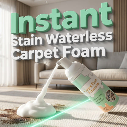 🔥 TODAY’S SPECIAL OFFER |✨Fast-Acting Waterless Carpet Foam Stain Remover – Deep Clean in Minutes🥰
