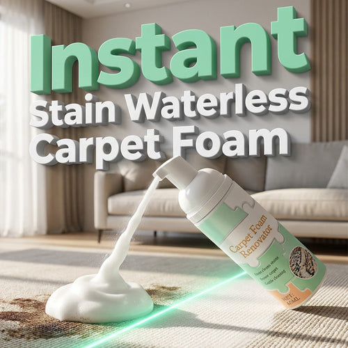 🔥 TODAY’S SPECIAL OFFER |✨Fast-Acting Waterless Carpet Foam Stain Remover – Deep Clean in Minutes🥰