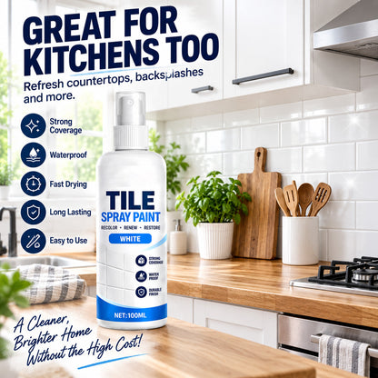 ⏳ Last Day 50% OFF | 🎨Tile Renewal Spray Paint – 100ml, 3 Colors
