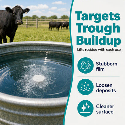 ⏳ Last Day 50% OFF | 🐄💧 Fast-Dissolving Livestock Water Tank Cleaning Tablets