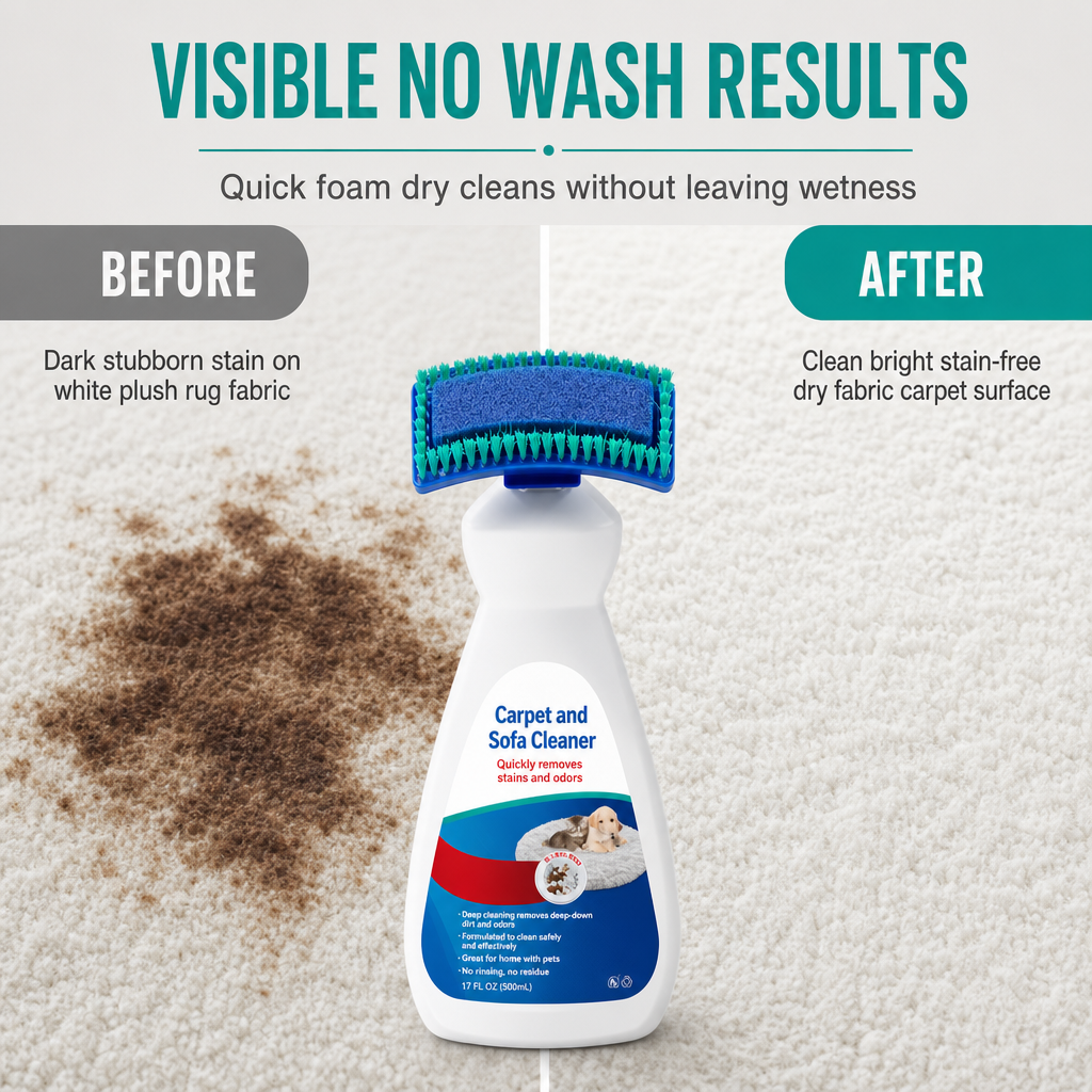 ⏳ Last Day 50% OFF|🧼 Waterless Fabric & Carpet Cleaner